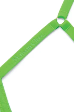 Maison Close - Corps a Corps Neon Ouvert BH - Grün/Gold