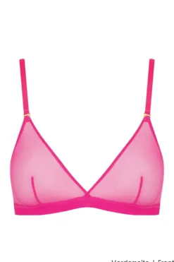 Maison Close - Corps a Corps Neon Triangel BH - Pink/Gold
