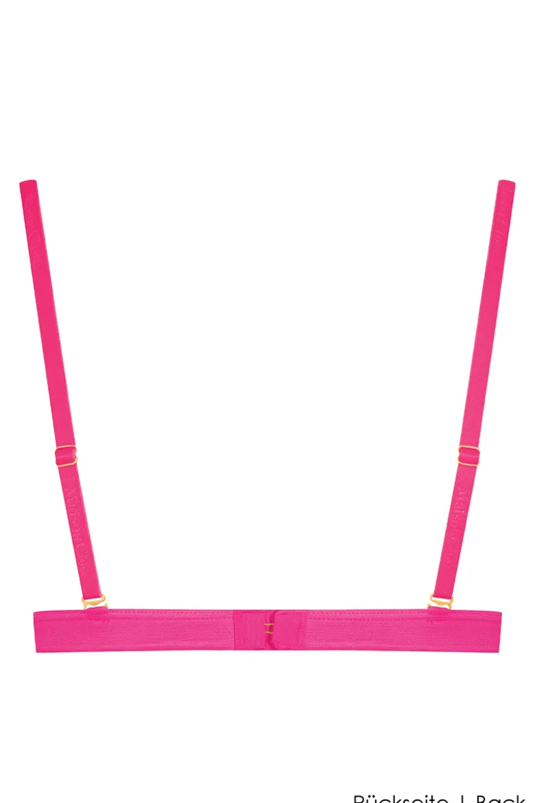 Maison Close - Corps a Corps Neon Triangel BH - Pink/Gold