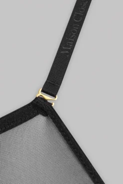 Maison Close - Corps a Corps Triangel BH - Schwarz