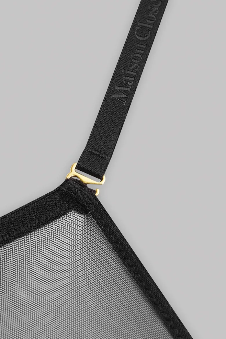 Maison Close - Corps a Corps Triangel BH - Schwarz