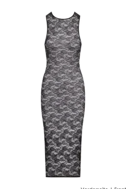 Maison Close - Flashback Midi Dress - Schwarz