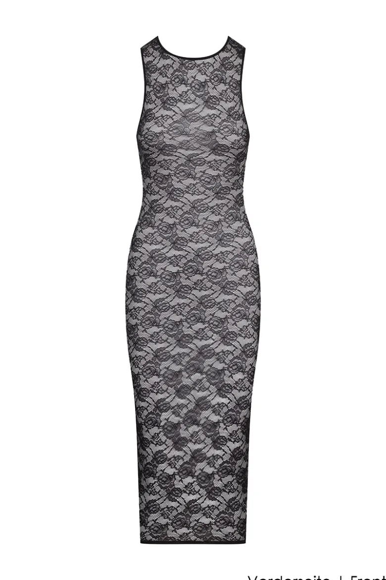 Maison Close - Flashback Midi Dress - Schwarz