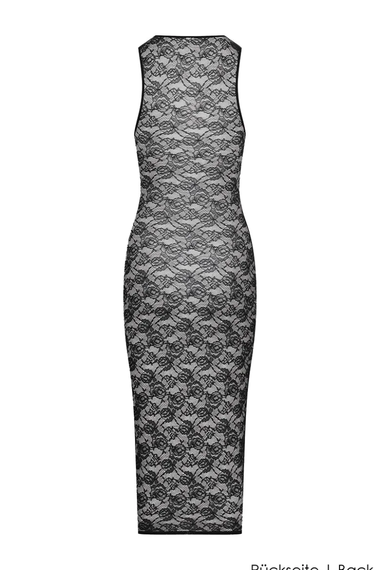 Maison Close - Flashback Midi Dress - Schwarz