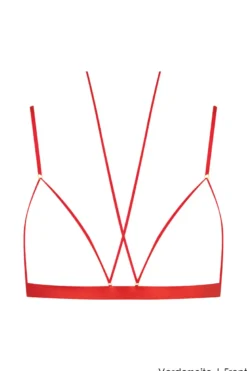 Maison Close - French Kiss Ouvert Set BH - Rot