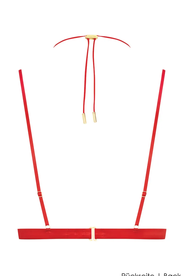 Maison Close - French Kiss Ouvert Set BH - Rot