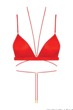 Maison Close - French Kiss Triangel BH - Rot