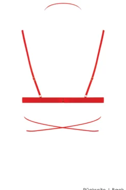 Maison Close - French Kiss Triangel BH - Rot