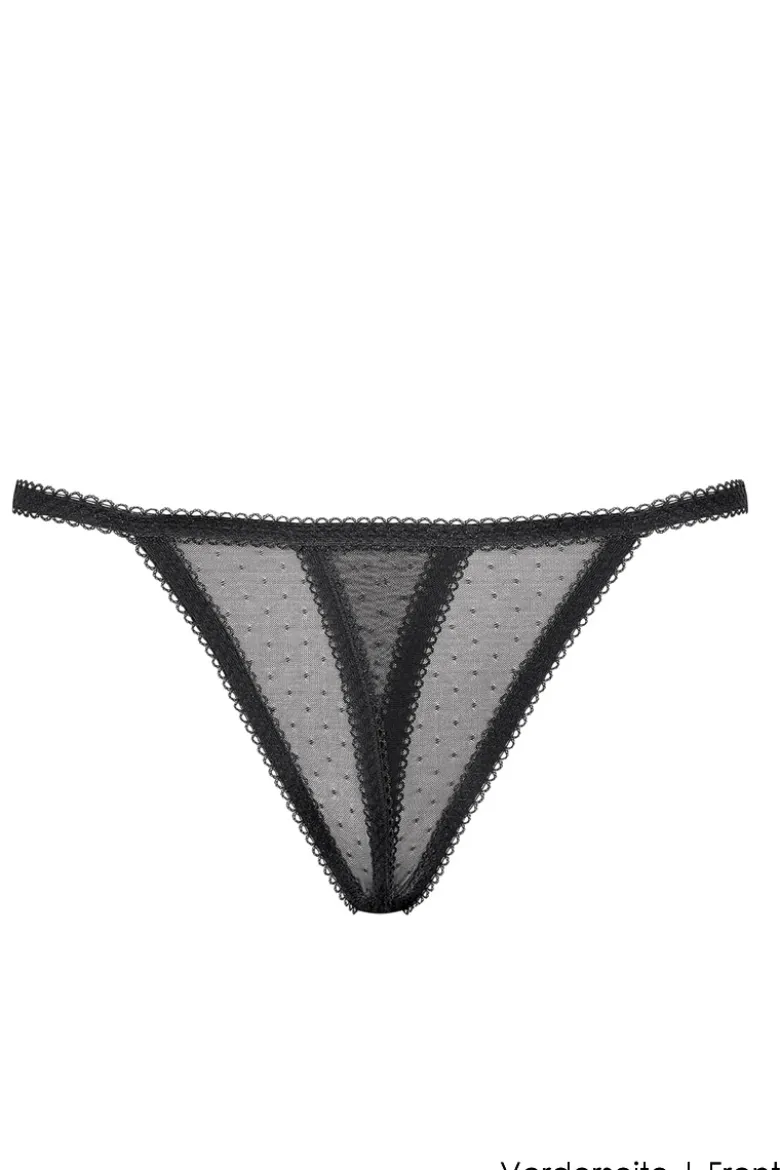 Maison Close - Inspiration Divine String Ouvert - Schwarz
