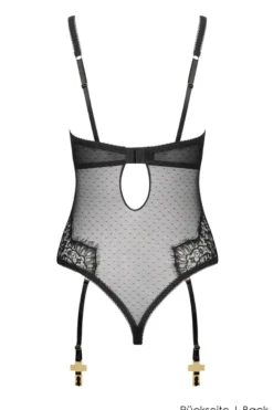 Maison Close - Inspiration Divine Body Ouvert - Schwarz
