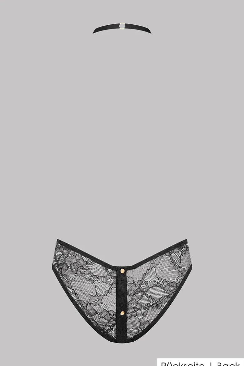 Maison Close - Jeux Magnetiques Ouvert Harness Slip - Schwarz