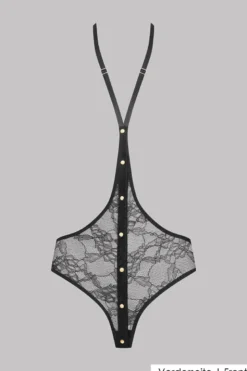 Maison Close - Jeux Magnetiques Ouvert Harness Slip - Schwarz