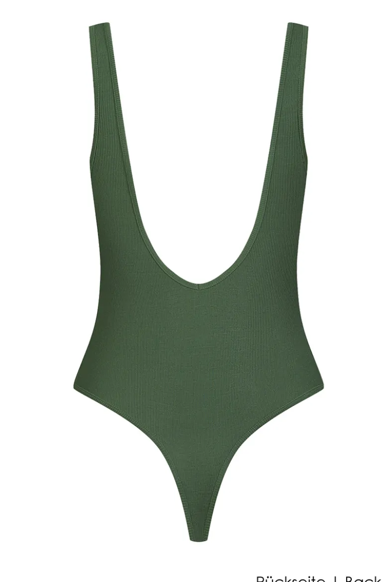 Maison Close - La Femme Amazone Stringbody V - Kaki