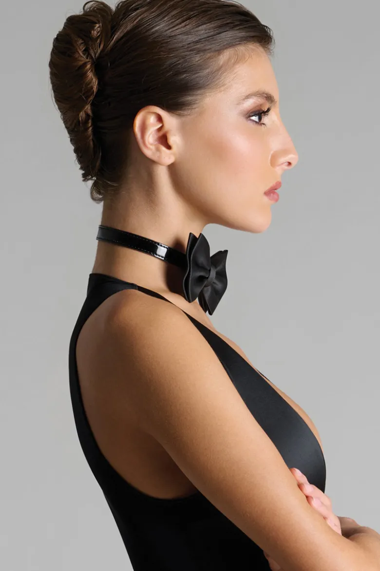 Maison Close - La Liaison Choker Halsband - Schwarz