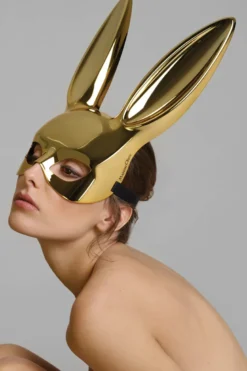 Maison Close - Mirror Bunny Mask - Gold