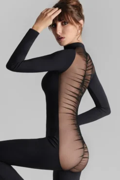Maison Close - Nuit Fauve Catsuit - Schwarz