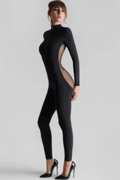 Maison Close - Nuit Fauve Catsuit - Schwarz