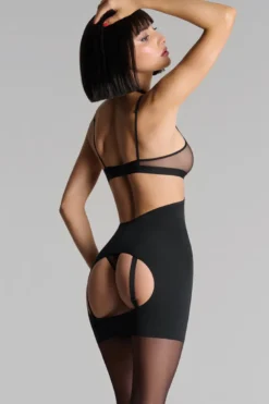 Maison Close - Pure Tentation Bodysuit mit Harness - Schwarz