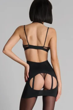 Maison Close - Pure Tentation Bodysuit mit Harness - Schwarz