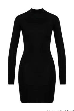 Maison Close - Pure Tentation Langarm Kleid - Schwarz