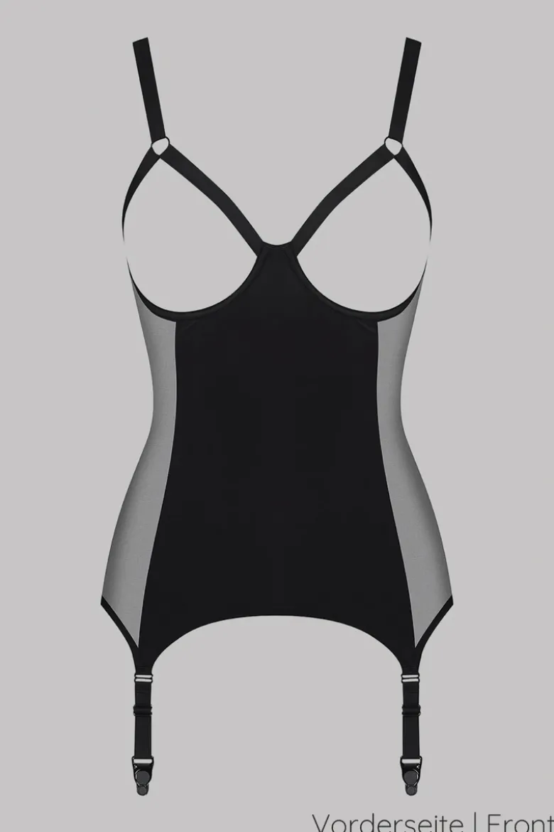 Maison Close - Pure Tentation Ouvert Torselett - Schwarz