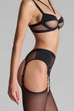 Maison Close - Pure Tentation Strumpfhalter - Schwarz