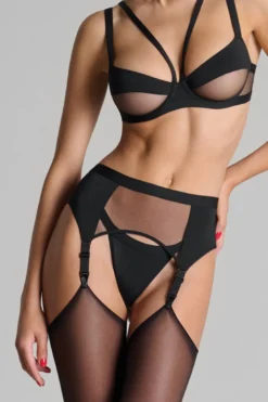 Maison Close - Pure Tentation Strumpfhalter - Schwarz