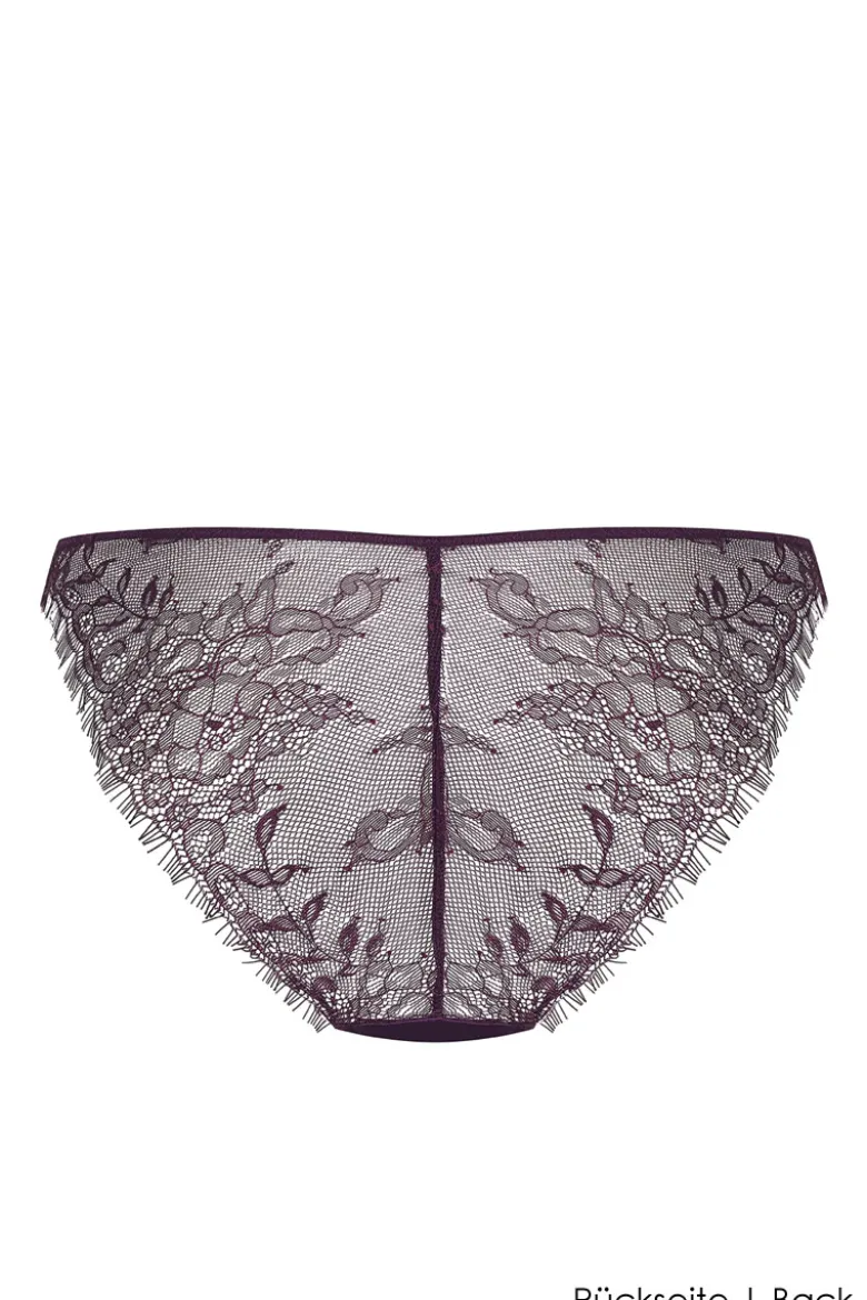 Maison Close - Villa Satine Brazilian Slip - Violett