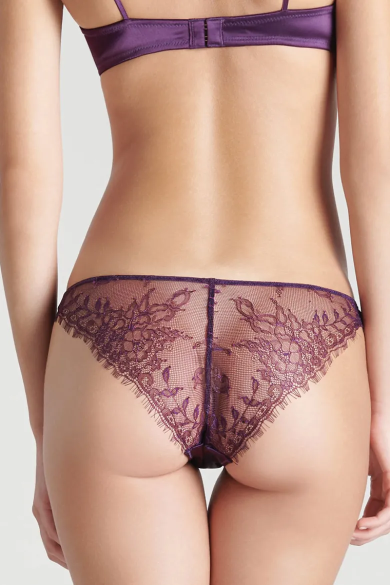Maison Close - Villa Satine Brazilian Slip - Violett