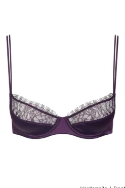 Maison Close - Villa Satine Spitzen BH - Violett