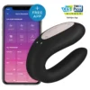 Satisfyer - Double Joy Paarvibrator - Schwarz