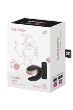 Satisfyer - Double Love Remote Paarvibrator - Schwarz