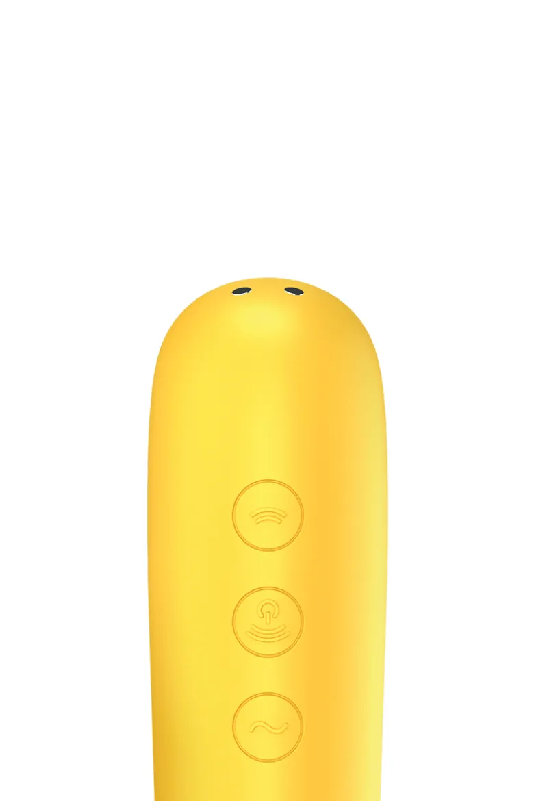 Satisfyer - Dual Love Druckwellenvibrator - Gelb