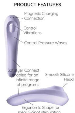 Satisfyer - Dual Pleasure Druckwellenvibrator - Lavendel