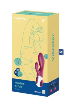 Satisfyer - Heated Affair Rabbit Vibrator - Pflaume
