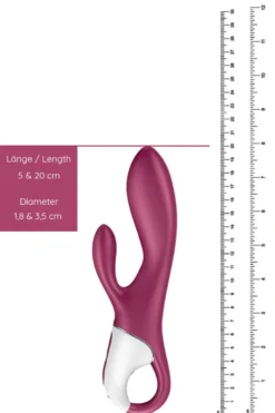 Satisfyer - Heated Affair Rabbit Vibrator - Pflaume