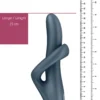 Satisfyer - Heat Flex 4 Rabbit Vibrator - Grau
