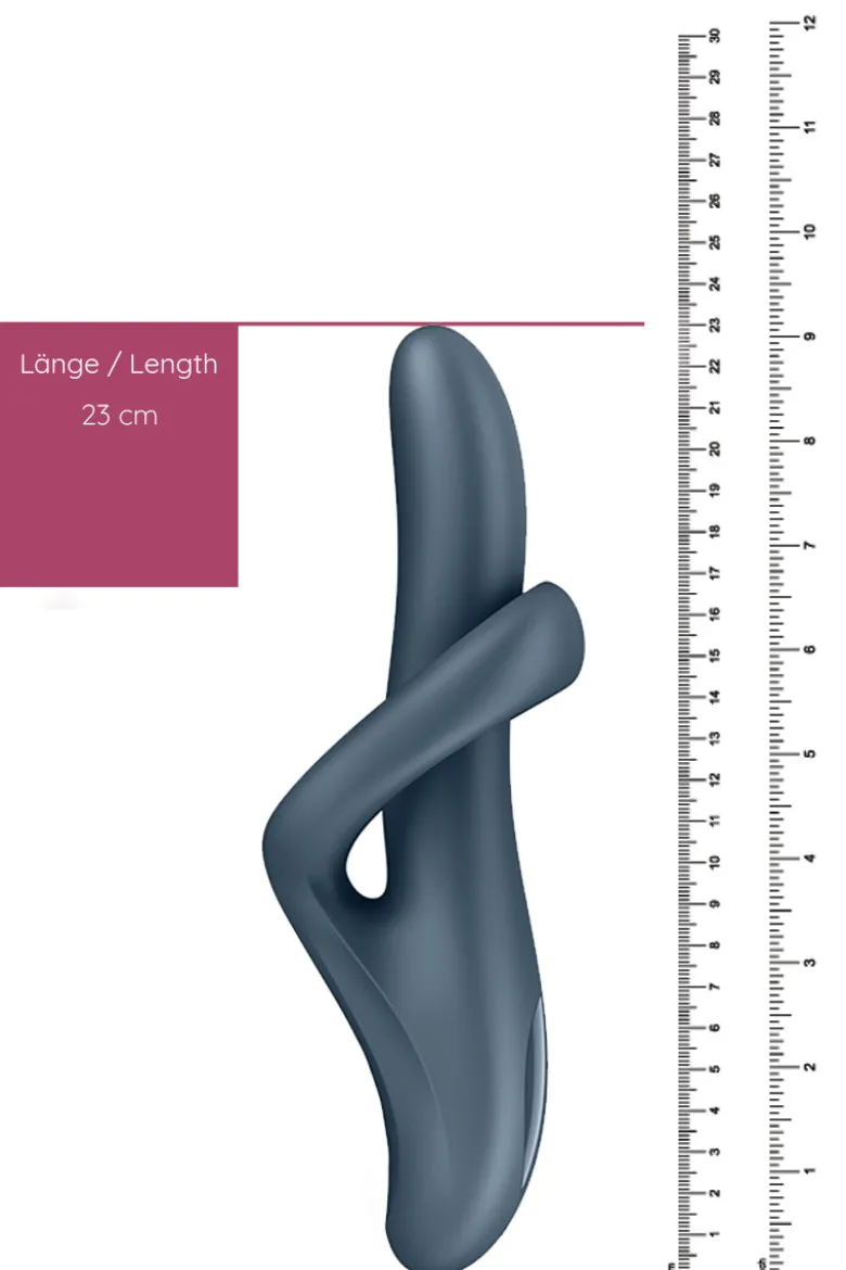Satisfyer - Heat Flex 4 Rabbit Vibrator - Grau