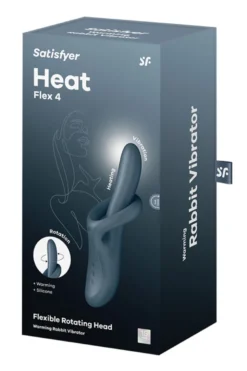 Satisfyer - Heat Flex 4 Rabbit Vibrator - Grau