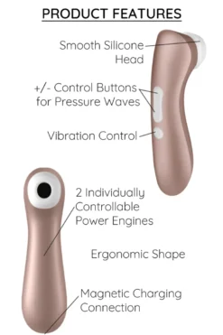 Satisfyer - Pro 2+ Druckwellenvibrator - Bronze