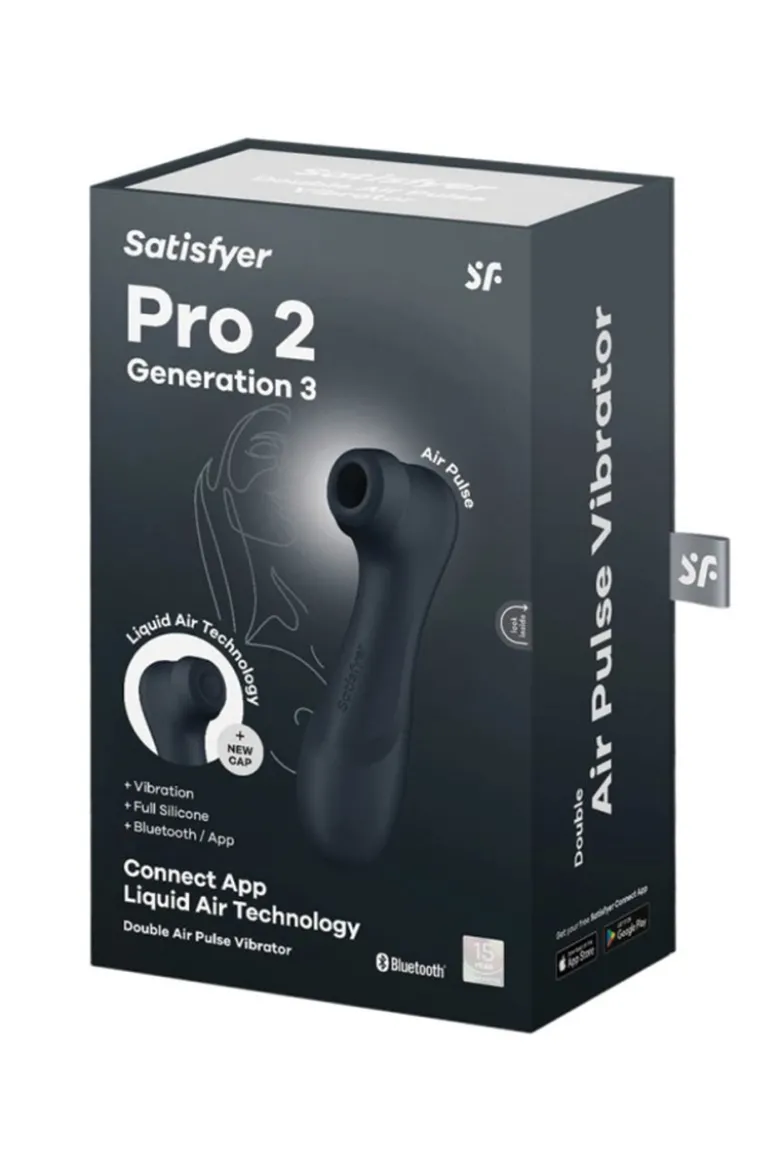 Satisfyer - Pro 2 Gen 3+ Druckwellenvibrator - Schwarz