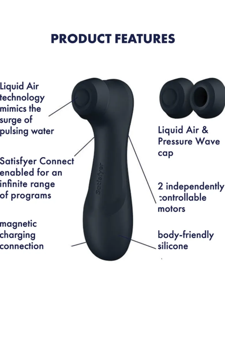 Satisfyer - Pro 2 Gen 3+ Druckwellenvibrator - Schwarz