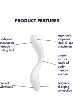 Satisfyer - Rrrolling Pleasure G-Punkt Vibrator - Weiss