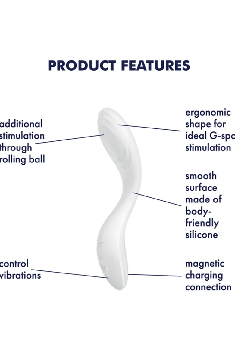 Satisfyer - Rrrolling Pleasure G-Punkt Vibrator - Weiss