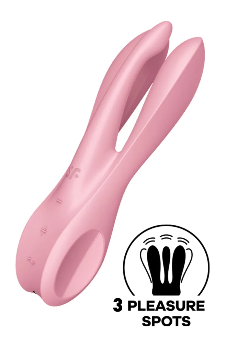 Satisfyer - Threesome 1 Vibrator - Rosa