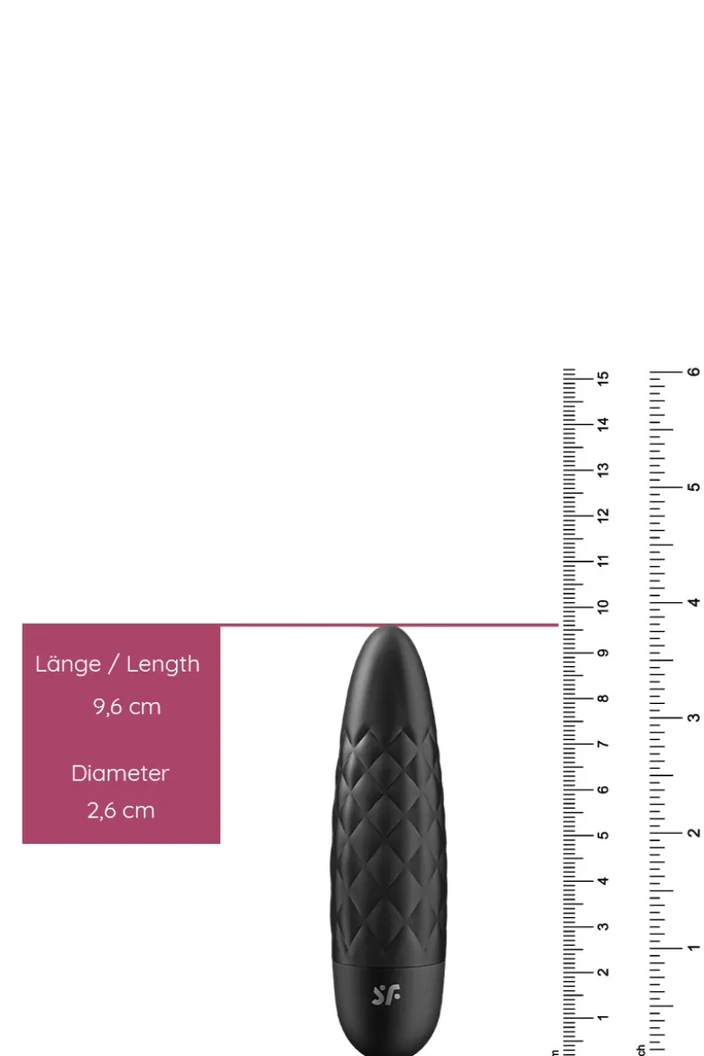 Satisfyer - Ultra Power Bullet 5 Minivibrator - Schwarz