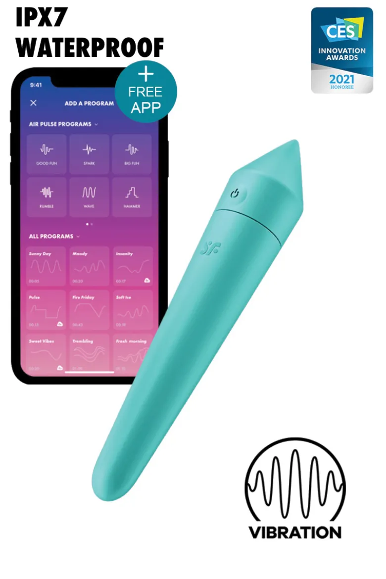 Satisfyer - Ultra Power Bullet 8 Minivibrator - Türkis