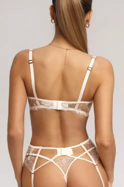 Shikkosa - Tattoo Underwire Bügel BH - Champagner